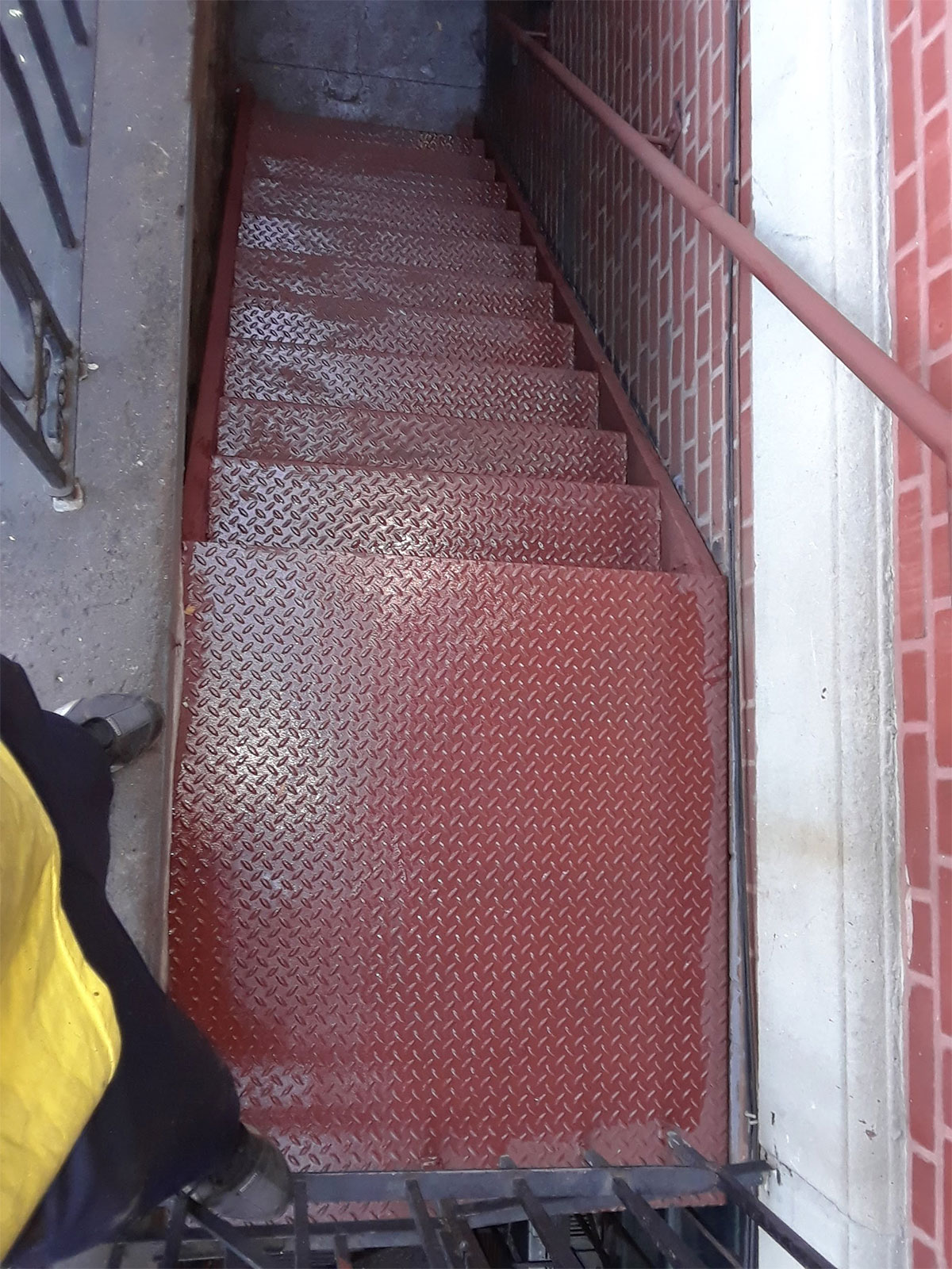 Diamond Plate Staircase