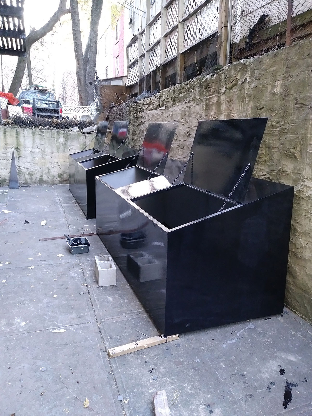 Metal Garbage Containers